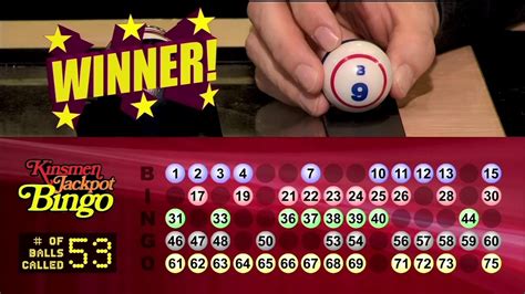 kinsmen jackpot bingo live youtube